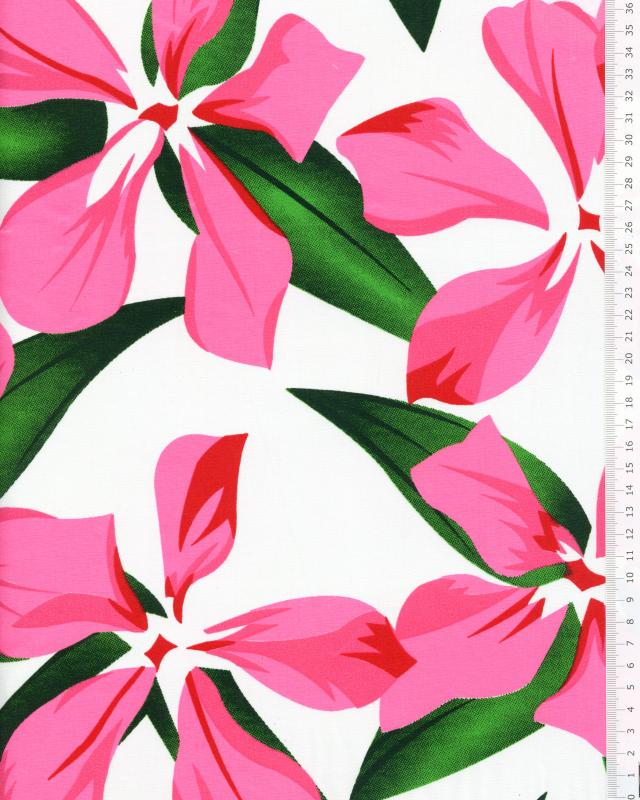 Polynesian fabric MATAMUA Pink - Tissushop
